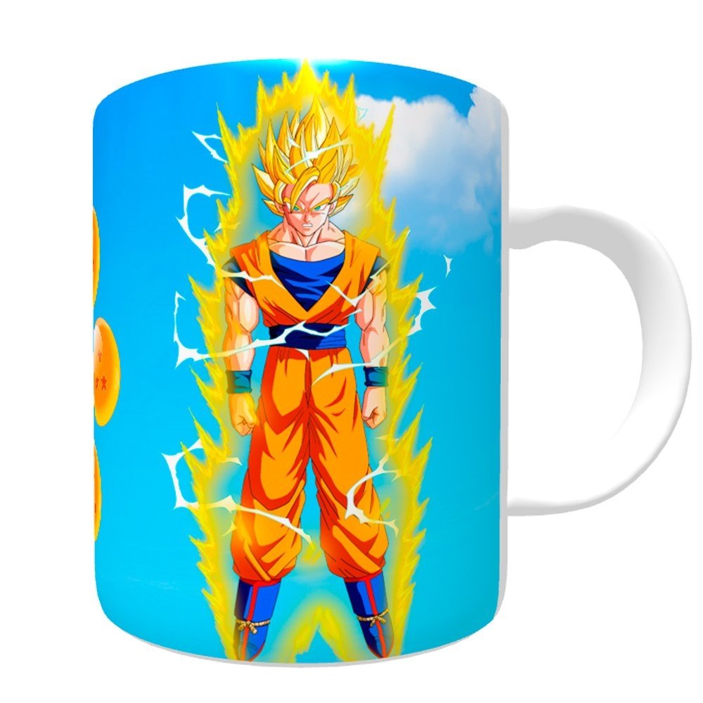 caneca dragão Dragon ball as esferas do dragão