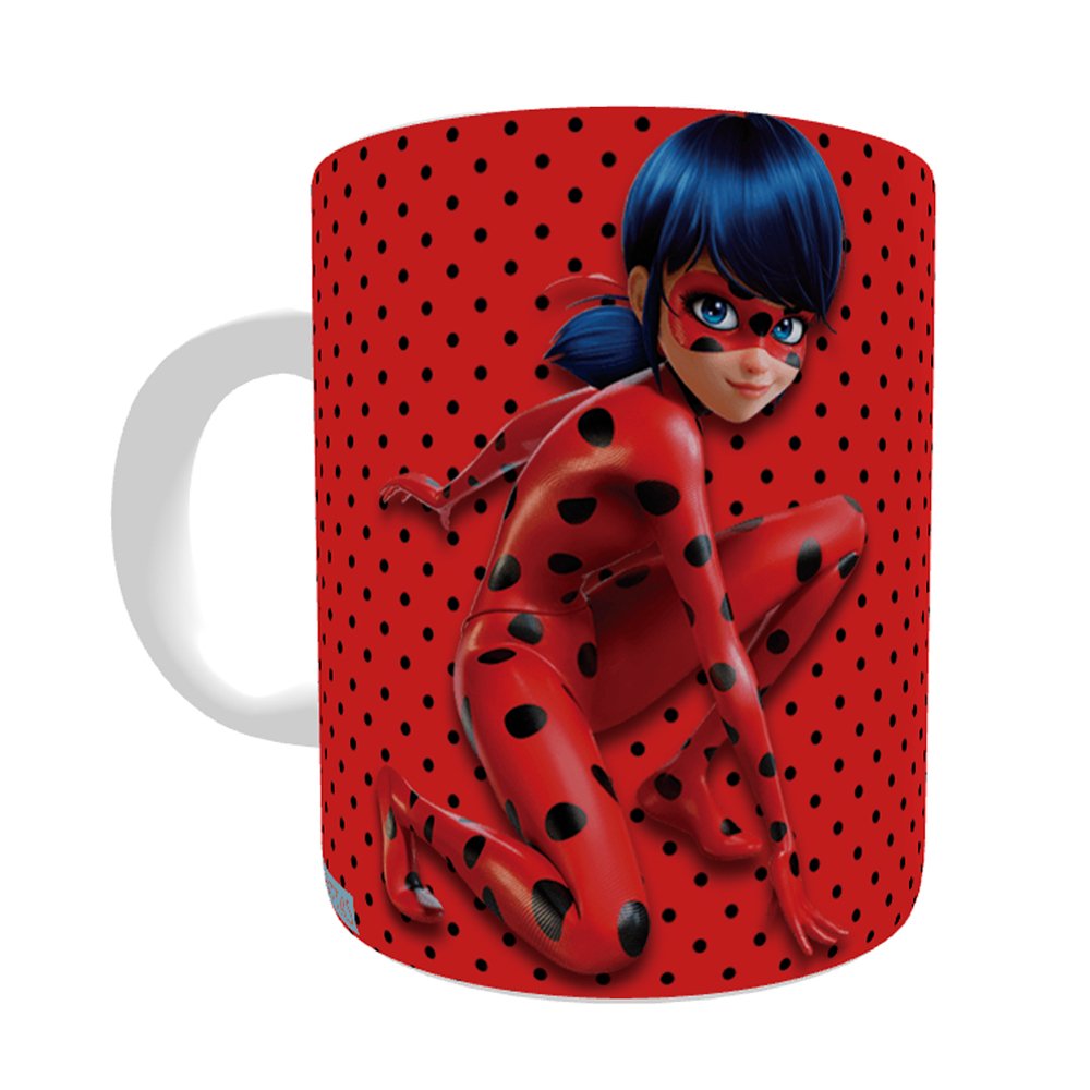 Caneca LadyBug Miraculous.