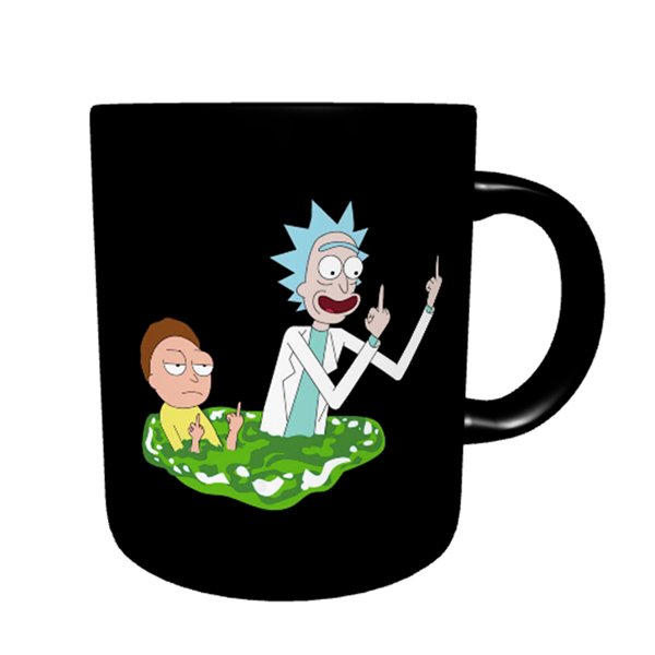 Caneca Rick And Morty Caindo