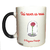 Caneca Mágica O Pequeno Príncipe - Rosas (cor preta) na internet