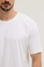 Camiseta Básica Off-White Bordado - comprar online