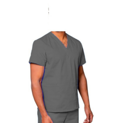 Ambo medico Acrocel Blanco y color Escote V - OnLineTextil