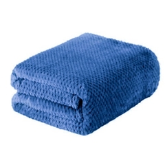 Imagen de Manta Flannel Fleece "Dobby" Queen Size