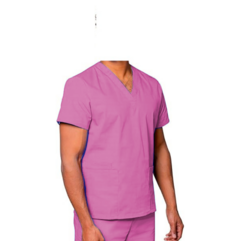 Ambo medico Acrocel Blanco y color Escote V - tienda online