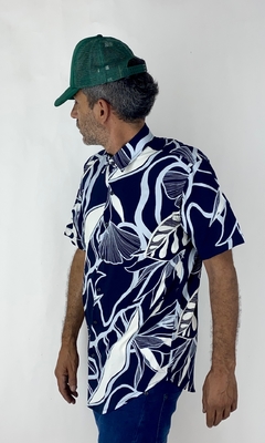 Camisa M/c Organic Blu en internet