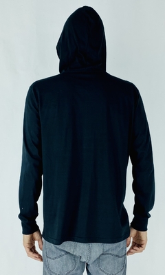 REMERA HOOD LARGA s24 BRAIN - tienda online