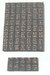 Kit de sellos decorativos troquelados ( 66 sellos ) , 7 cm x 11 cm MODELO ABC MAQUINA SE ESCRIBIR LETRAS Y NUMEROS
