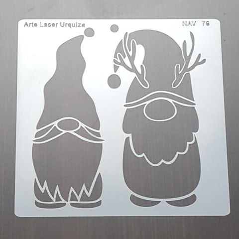 Stencil 20 x 20 cm Navidad Mod.76