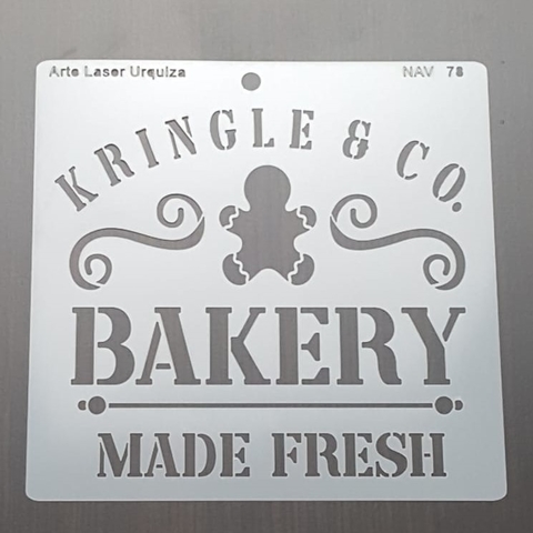 Stencil 20 x 20 cm Navidad Mod.78