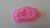 Molde de Silicona rosa 9x5 cm