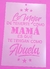 Stencil 20 x 30  cm LO MEJOR DE TENERTE COMO MAMA