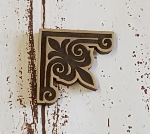 Molde Esquinero de 5x5 cm bajorelieve