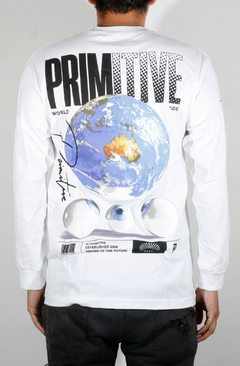 Primitive Camiseta Manga Larga Worldwide Vision