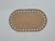 Base para cesto oval MDF cru 3mm