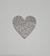 Aplique EVA com glitter 5cm - Coração - com 10 unidades - loja online