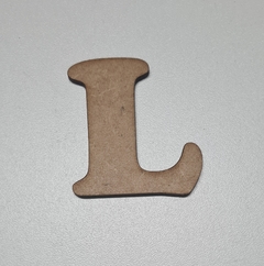 Letras em MDF cru 12cm altura e 18mm de espessura na internet