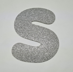 Letras em EVA com Glitter 12cm de altura - loja online