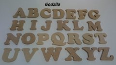 Letras e números em MDF Cru 5cm de altura e 6mm de espessura