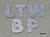 Imagem do Letras em EVA com Glitter 12cm de altura