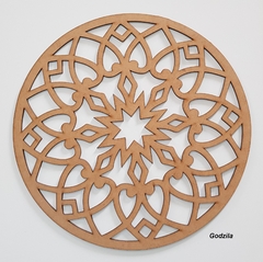 MANDALAS 30CM MDF 3MM CRU - comprar online