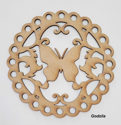 Mandala Borboleta MDF 3mm