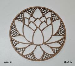 Imagem do Mandalas 20cm MDF 3mm cru