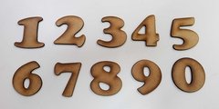 Letras e números em MDF cru 3cm e 3mm de espessura - comprar online