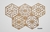 Painel Decorativo Cobogó  Hexagonal PH-13 26x30cm 3mm Mdf Cru - comprar online