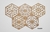 Painel Decorativo Cobogó  Hexagonal PH-16 MDF cru 3mm espessura - comprar online