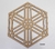 Painel decorativo Cobogó Hexagonal PH-14 3mm espessura Mdf Cru