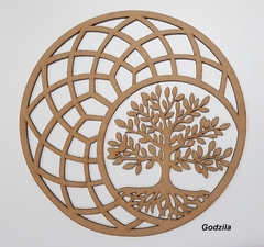 MANDALAS 30CM MDF 3MM CRU - comprar online