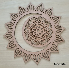 Mandalas 20cm MDF 3mm cru na internet