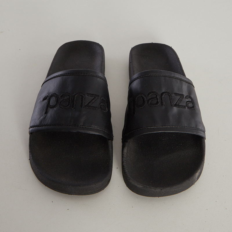 Chanclas negras - PANZA PEOPLE BOLICHE ONLINE