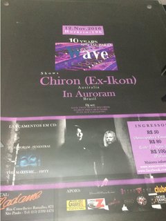 CHIRON - SHOW BRASIL 2016 - 10 ANOS WAVE RECORDS (POSTER)