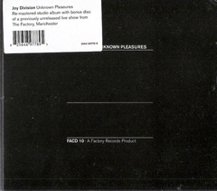 Joy Division ‎– Unknown Pleasures COLLECTOR´S EDITION (CD DUPLO) - comprar online