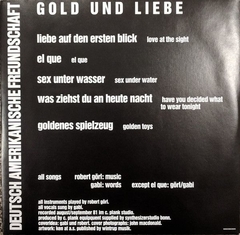 Deutsch Amerikanische Freundschaft – Gold Und Liebe (VINIL) - comprar online