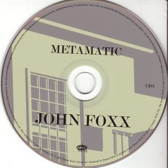 John Foxx - Metamatic (CD DUPLO) - WAVE RECORDS - Alternative Music E-Shop