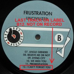 Frustration - Uncivilized (VINIL) - WAVE RECORDS - Alternative Music E-Shop