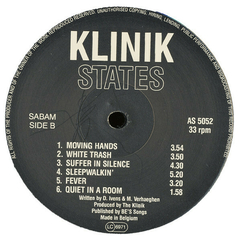 Klinik – States (VINIL) - WAVE RECORDS - Alternative Music E-Shop
