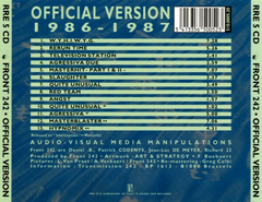 Front 242 – Official Version (CD) - comprar online