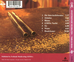 Einstürzende Neubauten – Tabula Rasa (CD) - comprar online