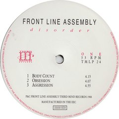 Front Line Assembly - Disorder (VINIL) na internet