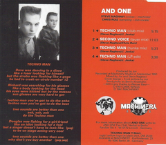 And One – Techno Man (CD SINGLE) - comprar online