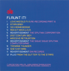 Sigue Sigue Sputnik – Flaunt It (BOX - 3 CD) - WAVE RECORDS - Alternative Music E-Shop