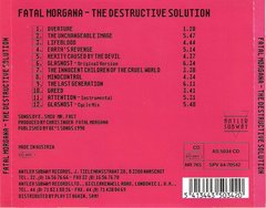 Fatal Morgana - The Destructive Solution (CD) - comprar online