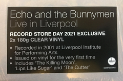 Echo And The Bunnymen ‎– Live In Liverpool (VINIL DUPLO) - WAVE RECORDS - Alternative Music E-Shop
