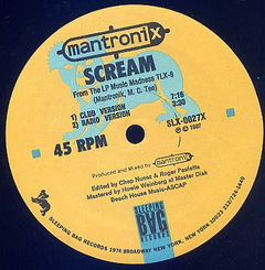 Mantronix – Scream (12" VINIL) na internet