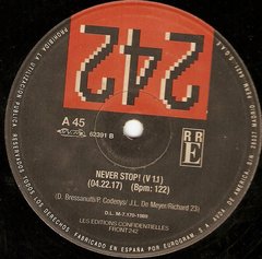 Front 242 - Never Stop 12" (vinil) na internet