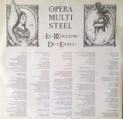 Opera Multi Steel ?- Les Douleurs De L'Ennui (VINIL) na internet