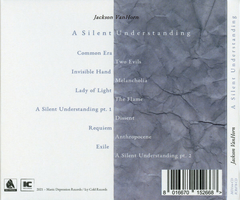 Jackson VanHorn – A Silent Understanding (CD) - comprar online